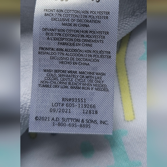 Baby Essentials 3Pk Bibs - Yellow - Picture 7 of 7